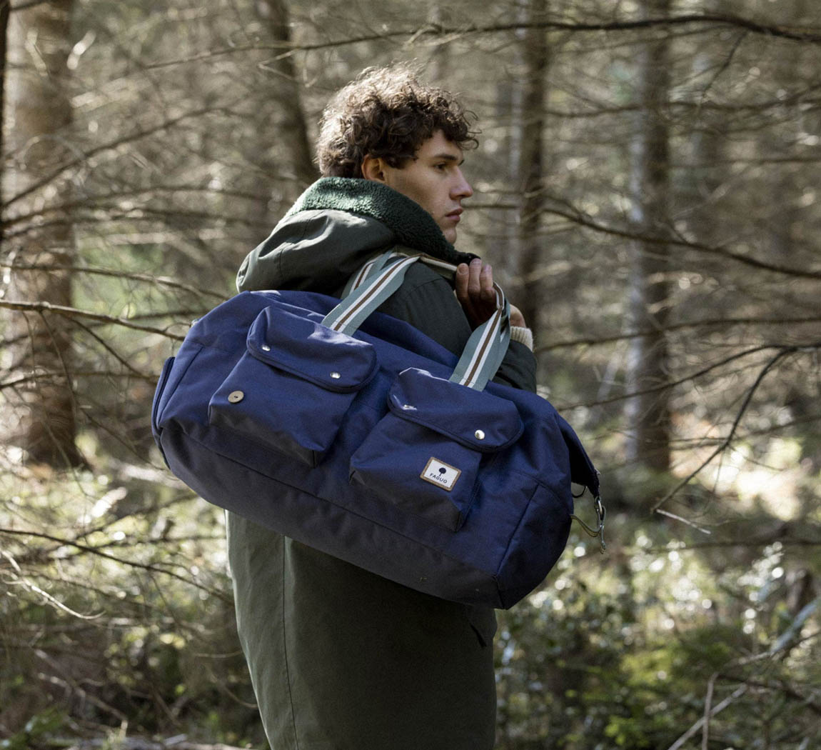 sac week end faguo vegan week-end recyclé