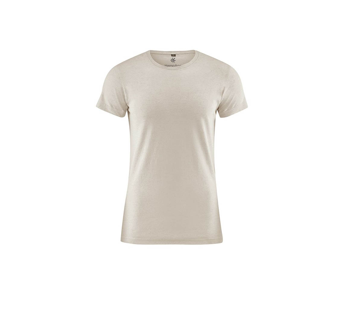 T shirt homme uni vegan Round Neck T-shirt